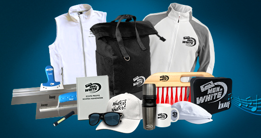 Engelbert Strauss Fleecejacke, Rucksack, Shoftshell-Weste, Strukturbesen, Glättkelle, JBL Bluetoothbox, Notizbuch, Isolierflasche, Cap, Tasse, Sonnenbrille, Taschenlampe