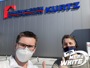 Ein Kollege aus dem Putz+Trockenbauteam