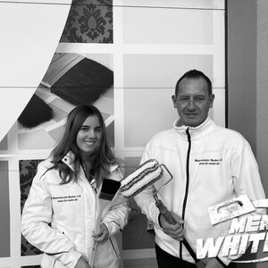 Die letzen Fassadenarbeiten