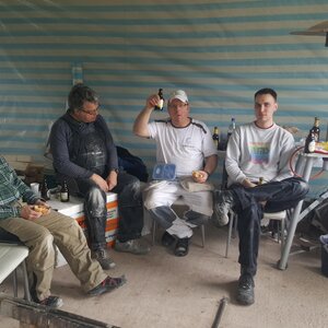 Beim Trockenausbau mit Kolegen