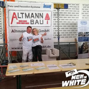 Knauf und Altmann-Bau auch auf der Ausbildungsmesse ein gutes Team