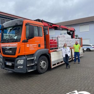 Fast täglich werden wir von dem Baustoffhändler beliefert, welcher ein starker KNAUF Partner seit vielen Jahren schon ist