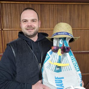 Auch im Winter cool der noblo Rauhputz