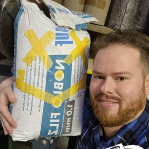 Mein Sackgesicht mit dem Noblo Filz.