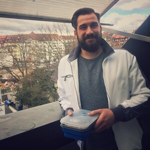 Happy in der Power-Pause