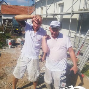 Wärmedämmung an einem Warmen Tag