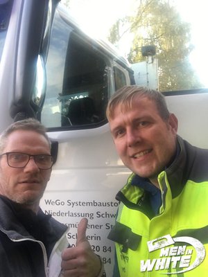 Jäcklin Trockenbau und Fahrer Martin Hering