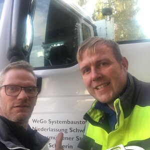 Jäcklin Trockenbau und Fahrer Martin Hering